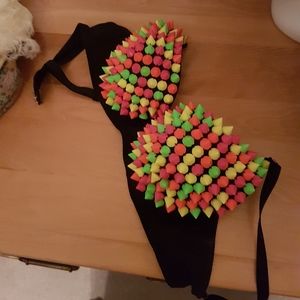 Cosplay Neon Rave Wear Bra